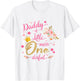 Daddy Of Little Ms One-derful Party Pink-Gold 1st Birthday T-Shirt - T-Shirt | White