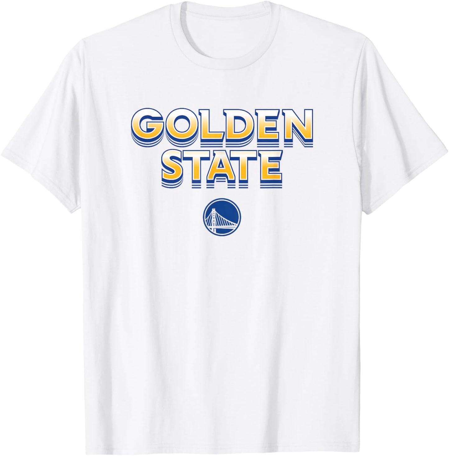 NBA - Golden State Warriors City Wordmark Logo T-Shirt - T-Shirt | White