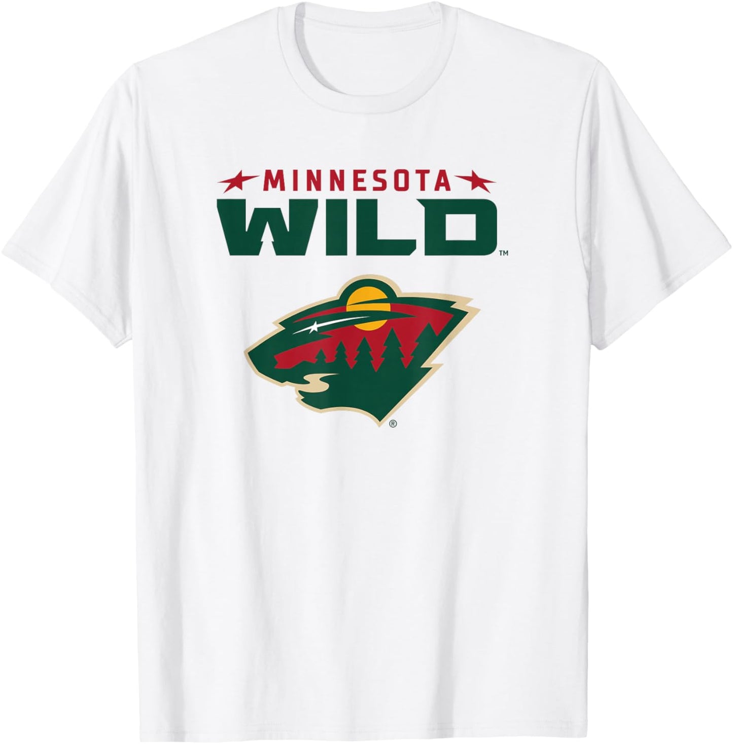 Minnesota Wild Power Play Gray Officially Licensed T-Shirt - T-Shirt | White