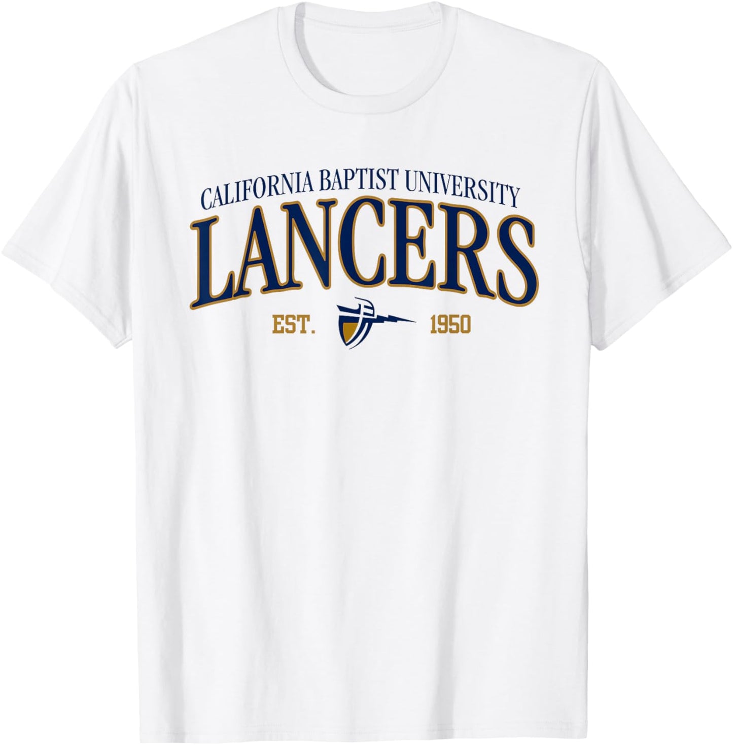 Cal Baptist Lancers | Official NCAA Merch | NCAFCBU05 T-Shirt - T-Shirt | White