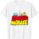Danger Mouse Logo With Characters T-Shirt - T-Shirt | White