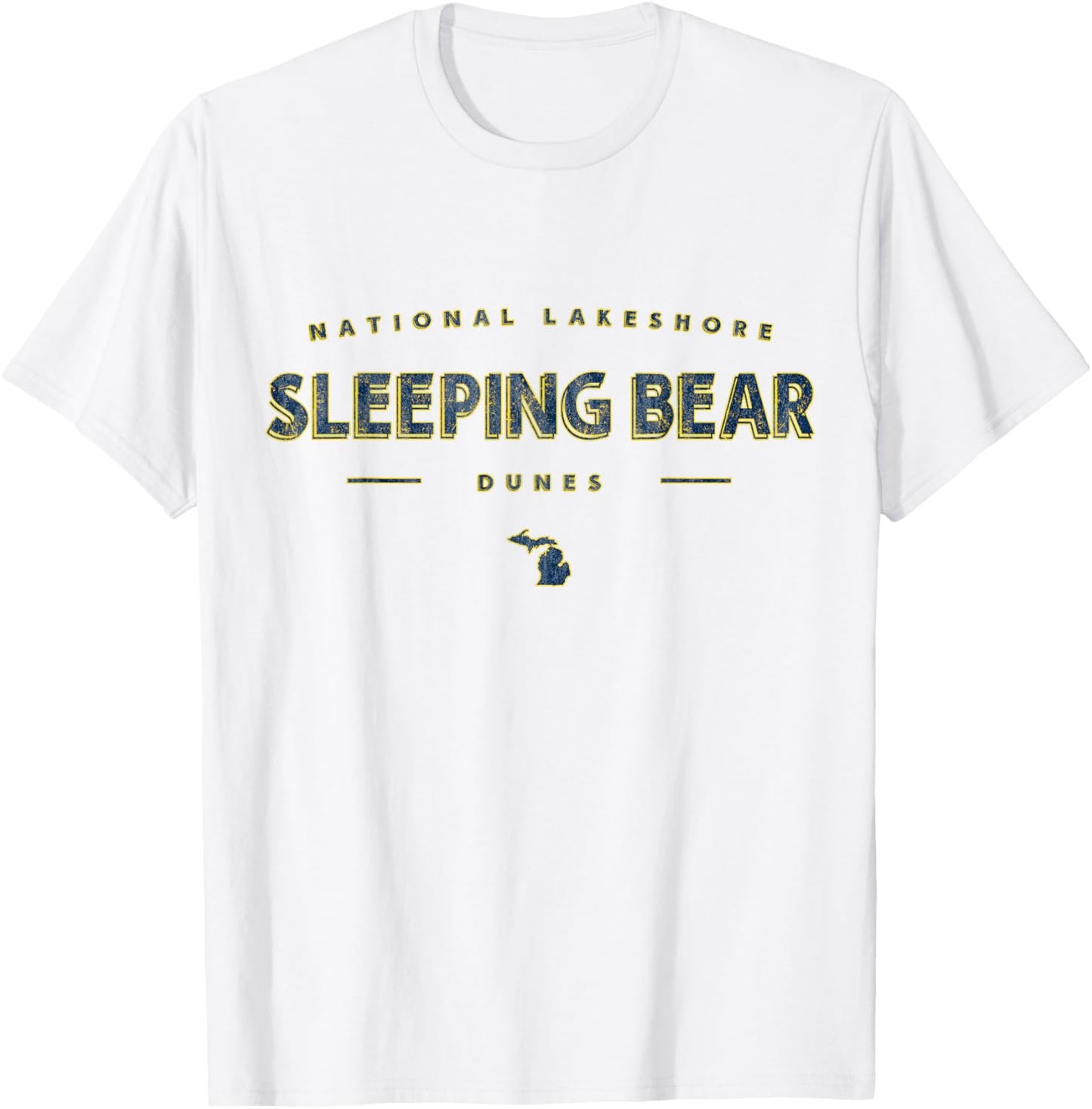 Sleeping Bear Dunes National Lakeshore Michigan T-Shirt - T-Shirt | White