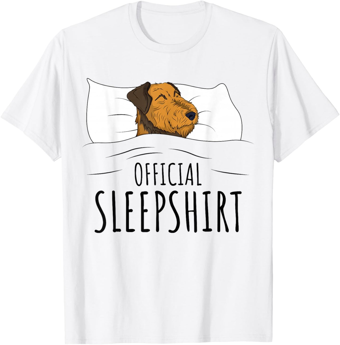 Airedale Terrier Dog Official Sleepshirt T-Shirt - T-Shirt | White