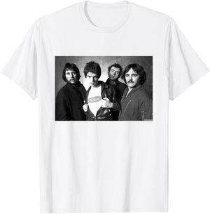 The Stranglers 1977 Band Portrait By Allan Ballard T-Shirt - T-Shirt | White