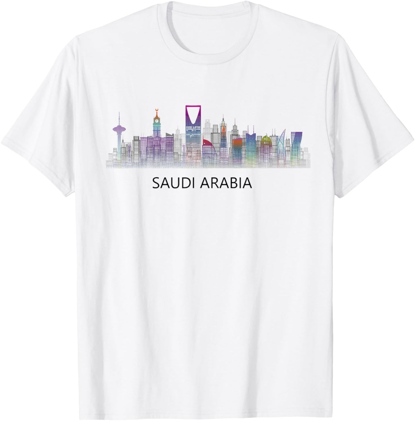 Travel Saudi Arabia Riyadh Jeddah Mecca Medina Vacation T-Shirt - T-Shirt | White