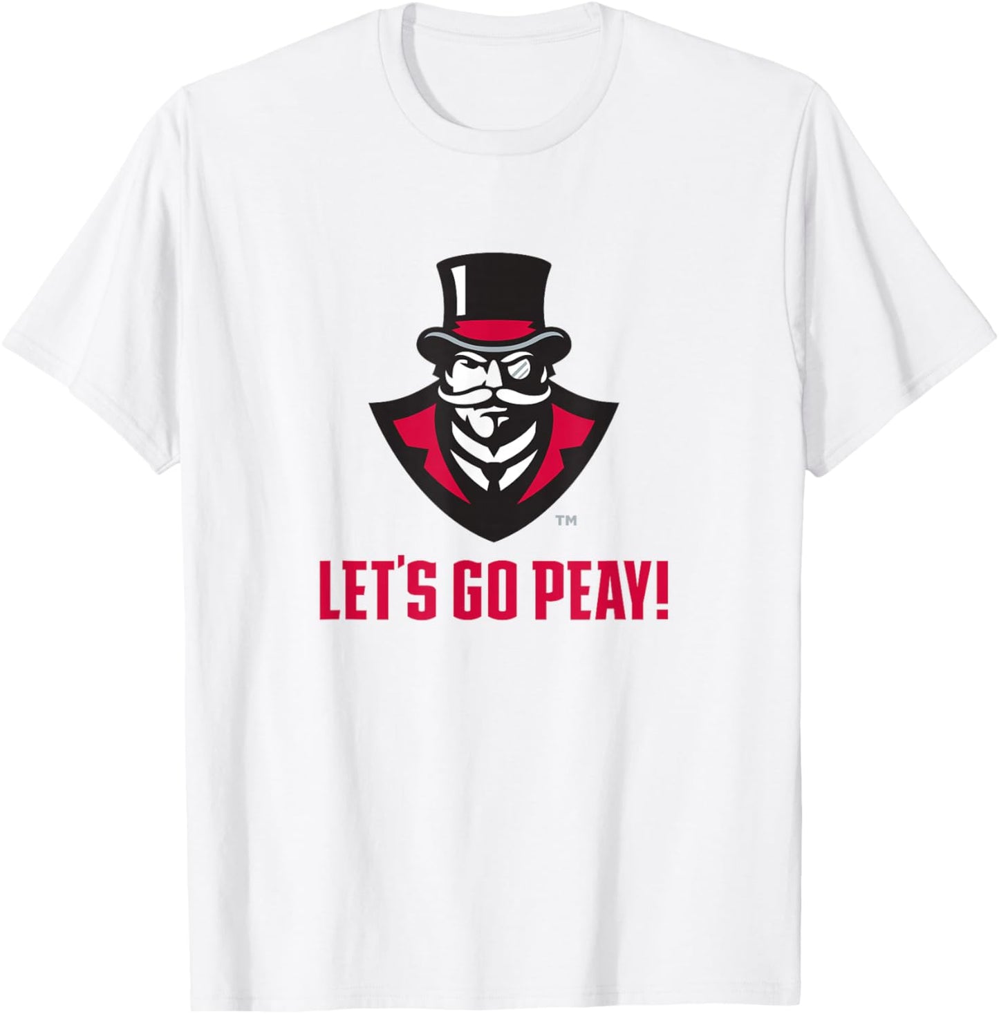Austin Peay State University Governors Apparel Fans T-Shirt - T-Shirt | White