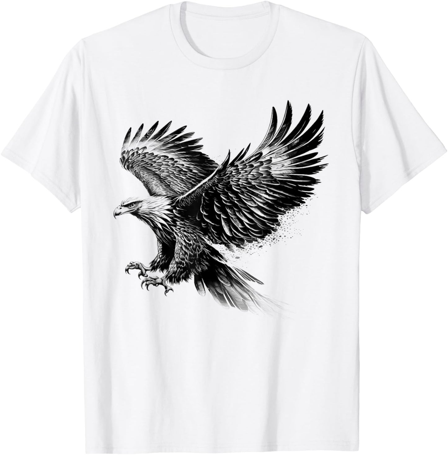 American Bald Eagle Bird Gift Women Kids Boys Youth T-Shirt - T-Shirt | White