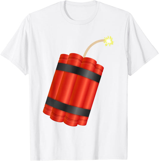 TNT Dynamite Shirt Adult Men Women Kids TNT Dynamite Costume T-Shirt - T-Shirt | White