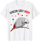 African Grey Parrot Mom Love funny Women T-Shirt - T-Shirt | White