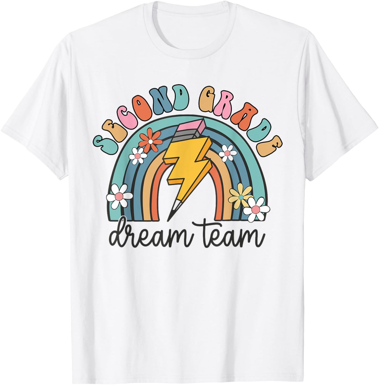 Back To School Second Grade Teacher 2nd Grade Dream Team Women Kids T-Shirt - T-Shirt | White