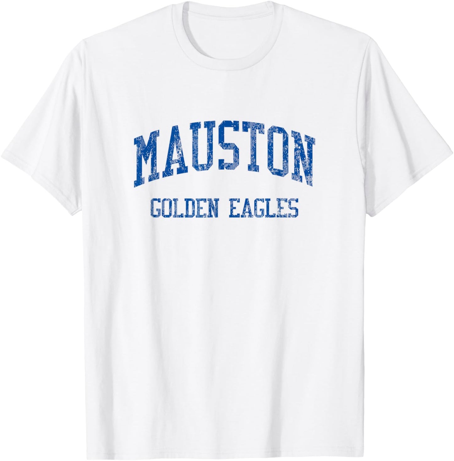 Mauston High School HS Mauston WI Vintage Sports T-Shirt - T-Shirt | White