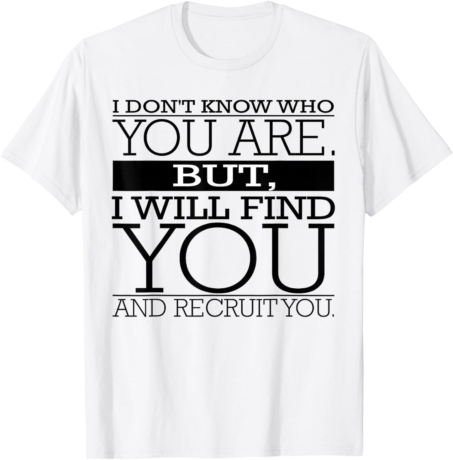 Recruiter T-Shirt - T-Shirt | White