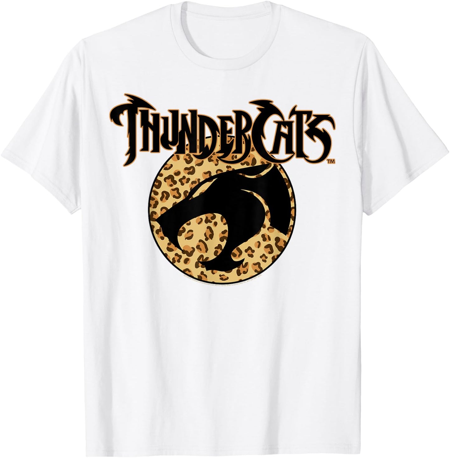 ThunderCats Cheetah Print Logo T-Shirt - T-Shirt | White