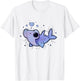 Cute Kawaii Hammerhead Shark T-Shirt - T-Shirt | White