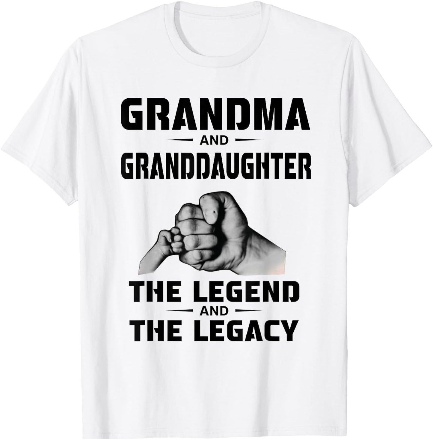 Grandma and Granddaughter The Legend and The Legacy T-Shirt - T-Shirt | White