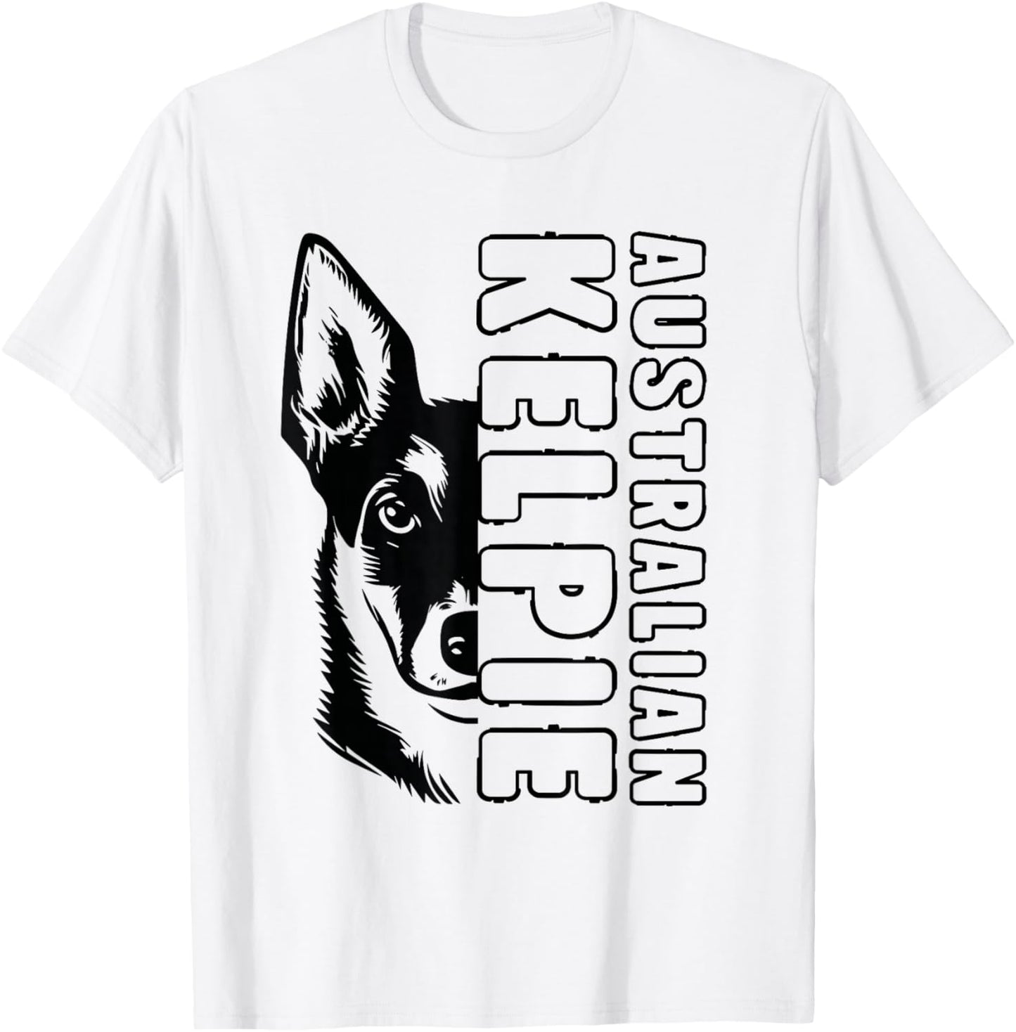Australian Kelpie Dog T-Shirt - T-Shirt | White
