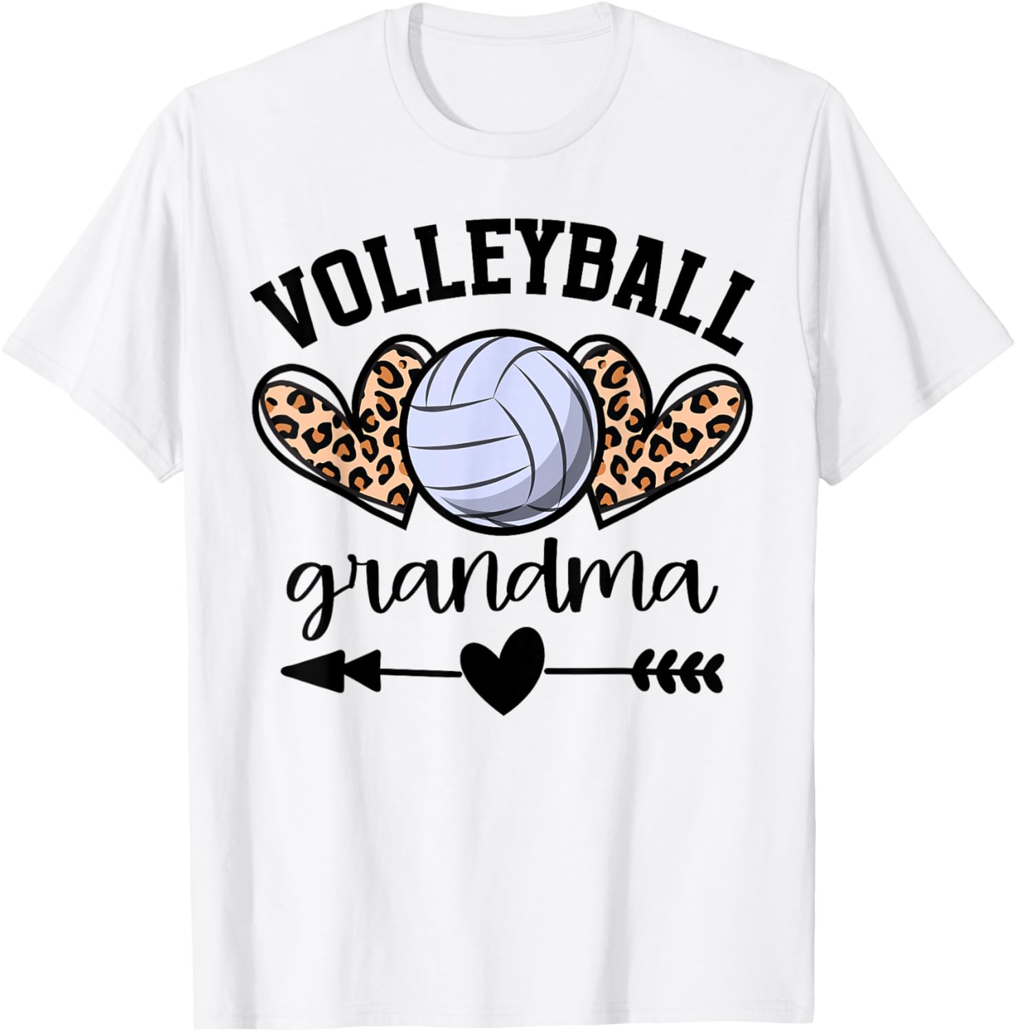 Volleyball Grandma Volleyball Game Day Senior Night T-Shirt - T-Shirt | White