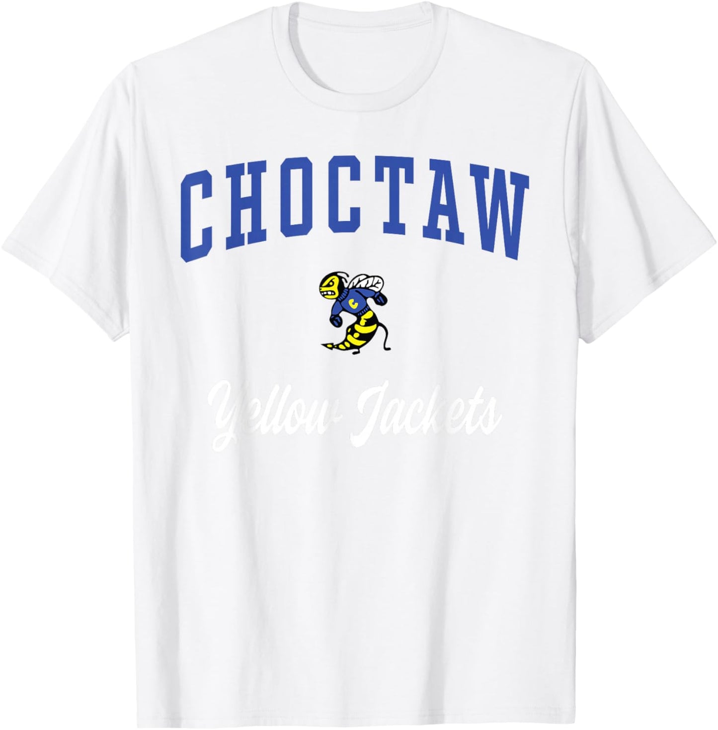 Choctaw High School Yellow Jackets T-Shirt - T-Shirt | White
