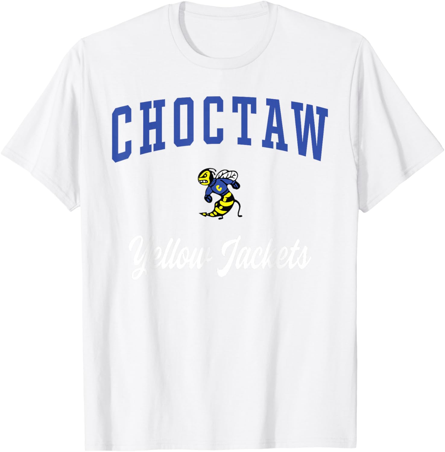 Choctaw High School Yellow Jackets T-Shirt - T-Shirt | White