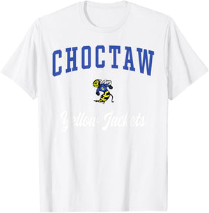 Choctaw High School Yellow Jackets T-Shirt - T-Shirt | White