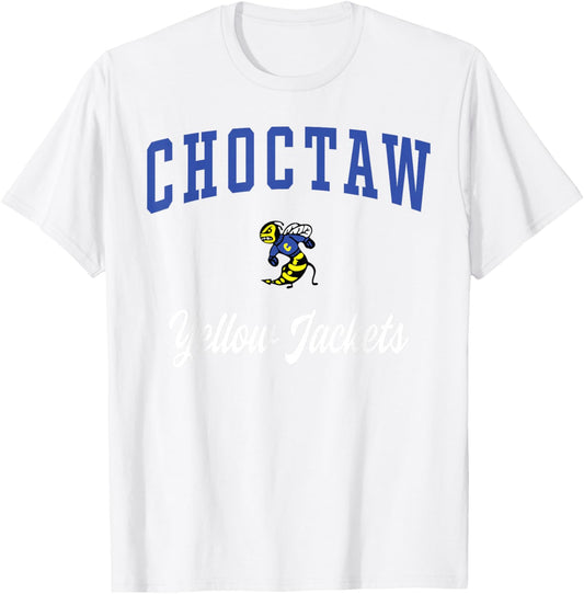 Choctaw High School Yellow Jackets T-Shirt - T-Shirt | White