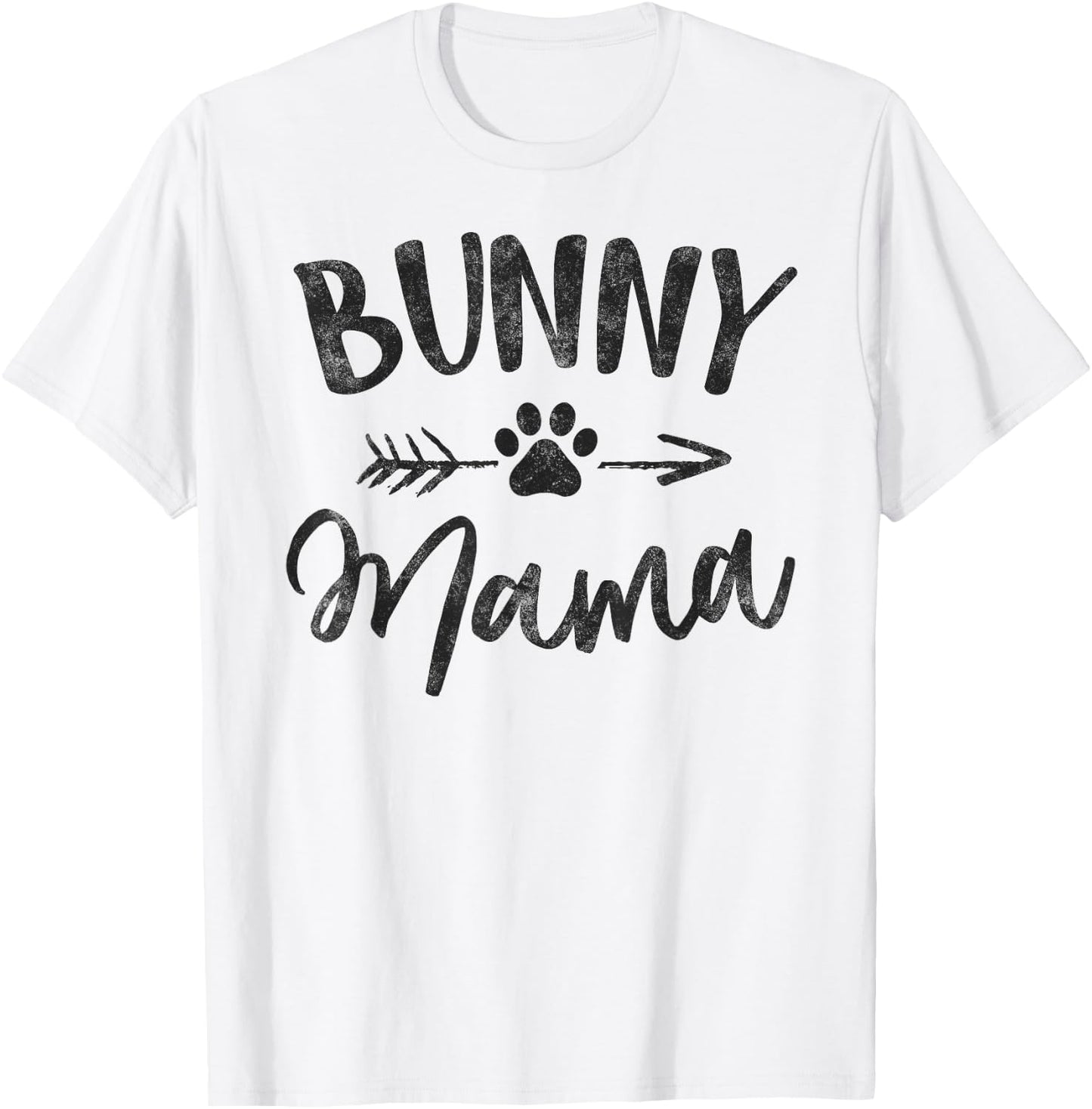 Bunny Mama Animal Lovers Pet Owner Gifts Rabbit Mom T-Shirt - T-Shirt | White