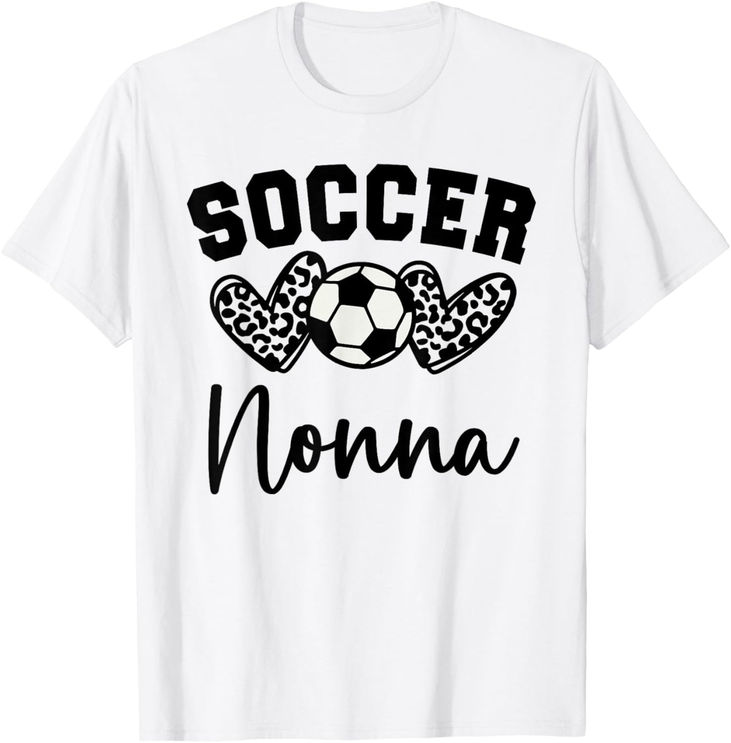 Soccer Nonna Matching Family Soccer T-Shirt - T-Shirt | White