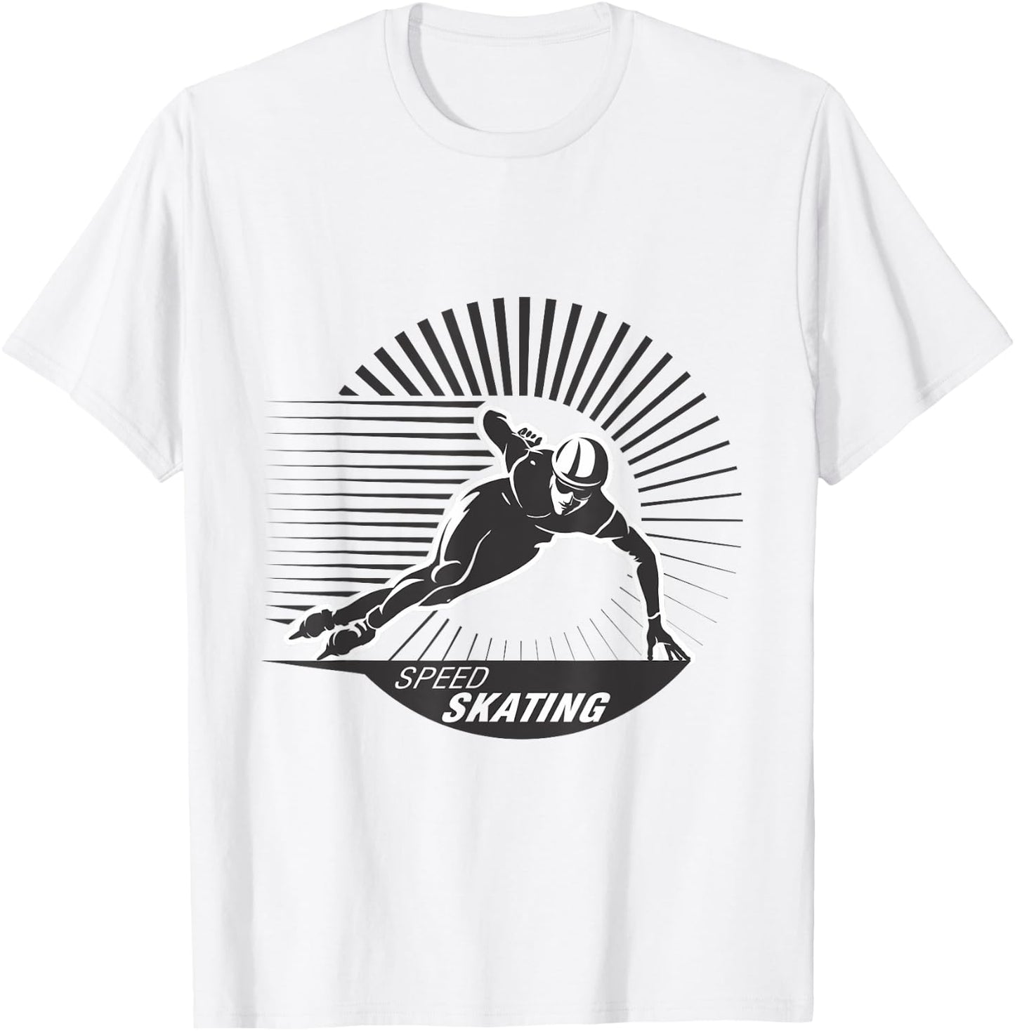 Born to Skate - Speed Skating Figure Skater Gift T-Shirt - T-Shirt | White