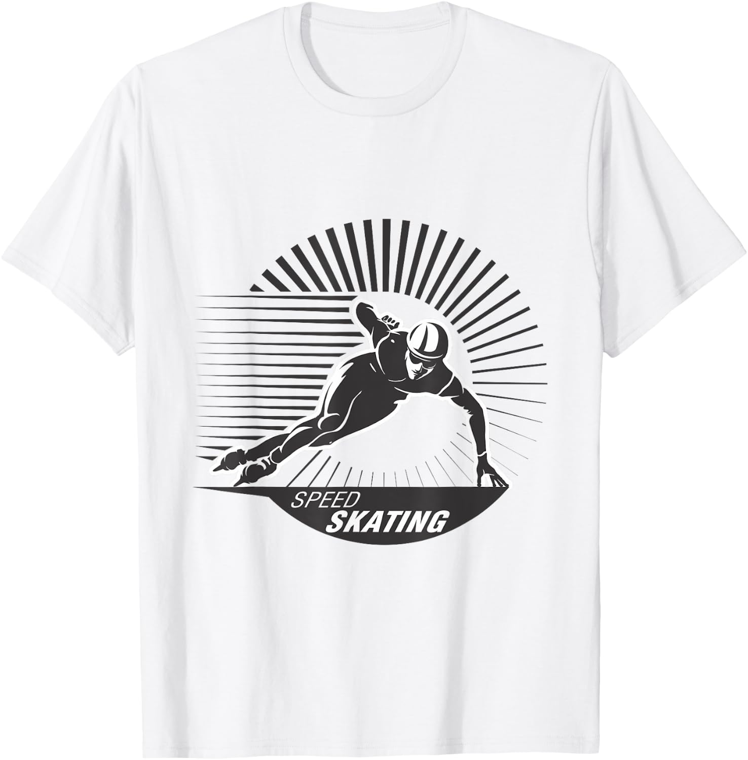Born to Skate - Speed Skating Figure Skater Gift T-Shirt - T-Shirt | White