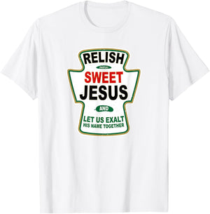 Grunge Christian Relish Sweet Jesus T-Shirt - T-Shirt | White