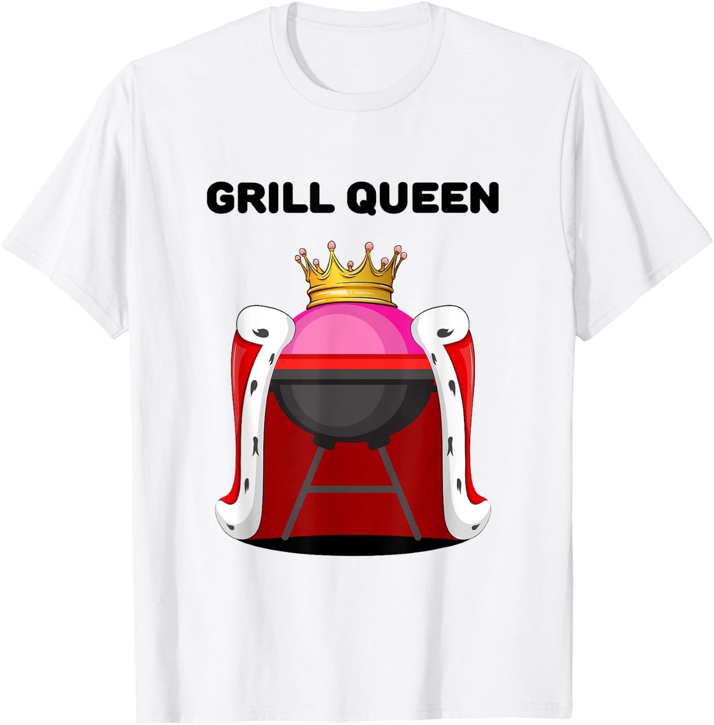 Grill Queen | Girls Grill | Grill T-Shirt - T-Shirt | White