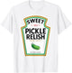 Sweet Green Pickle Relish Funny DIY Halloween Costume T-Shirt - T-Shirt | White