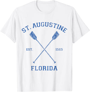 Vintage St. Augustine Florida Vacation T-Shirt - T-Shirt | White