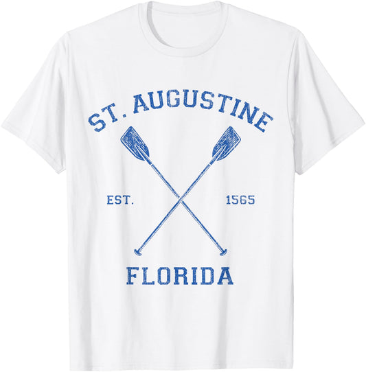 Vintage St. Augustine Florida Vacation T-Shirt - T-Shirt | White