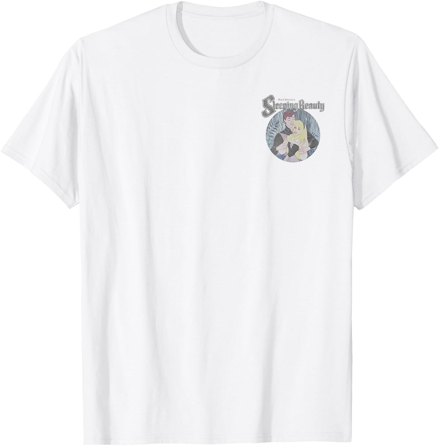 Disney Sleeping Beauty Aurora Prince Phillip Movie Poster T-Shirt - T-Shirt | White