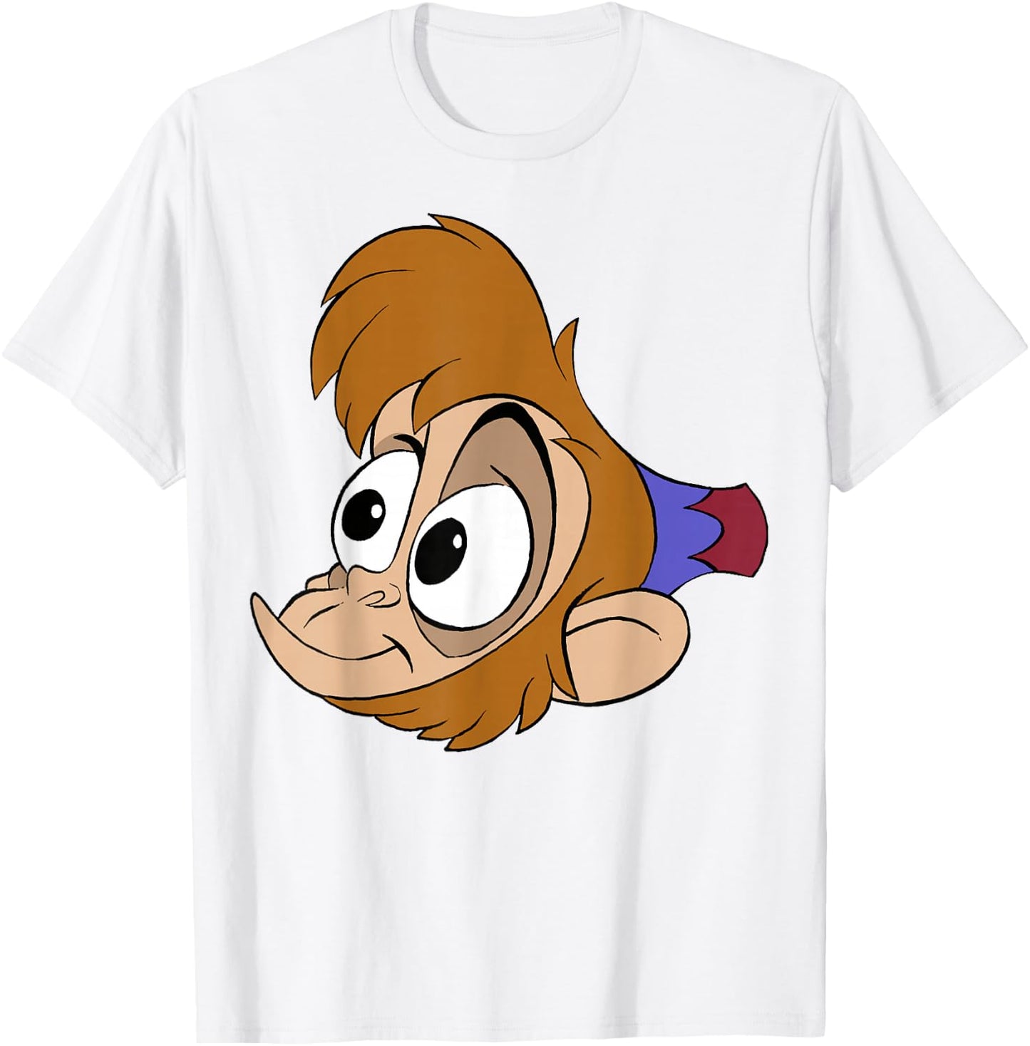 Disney Aladdin Abu Large Face T-Shirt - T-Shirt | White