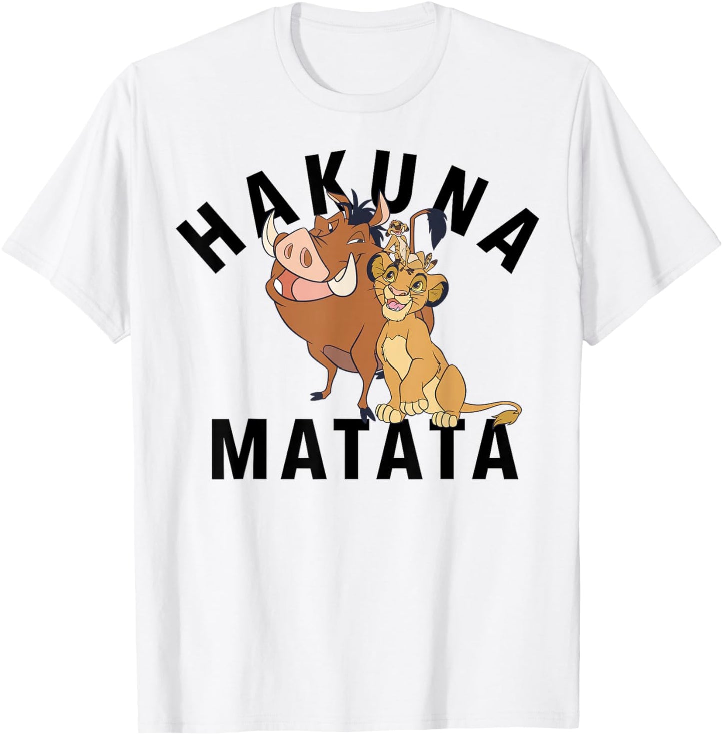 Disney The Lion King Hakuna Matata Friends T-Shirt - T-Shirt | White