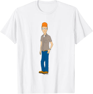 King Of The Hill Iconic Dale Gribble Cool Pose Big Portrait T-Shirt - T-Shirt | White