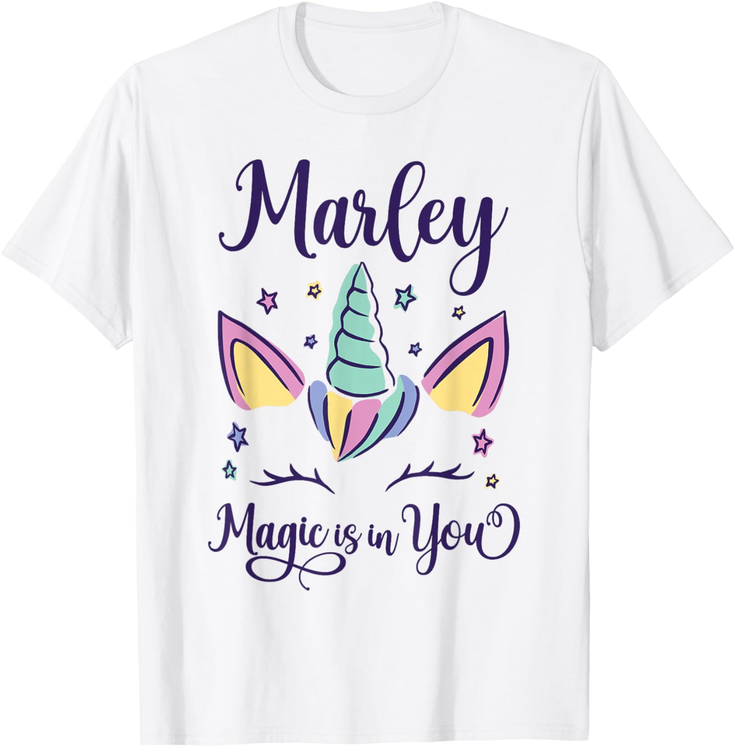 First Name Marley Personalized I Love Marley T-Shirt - T-Shirt | White