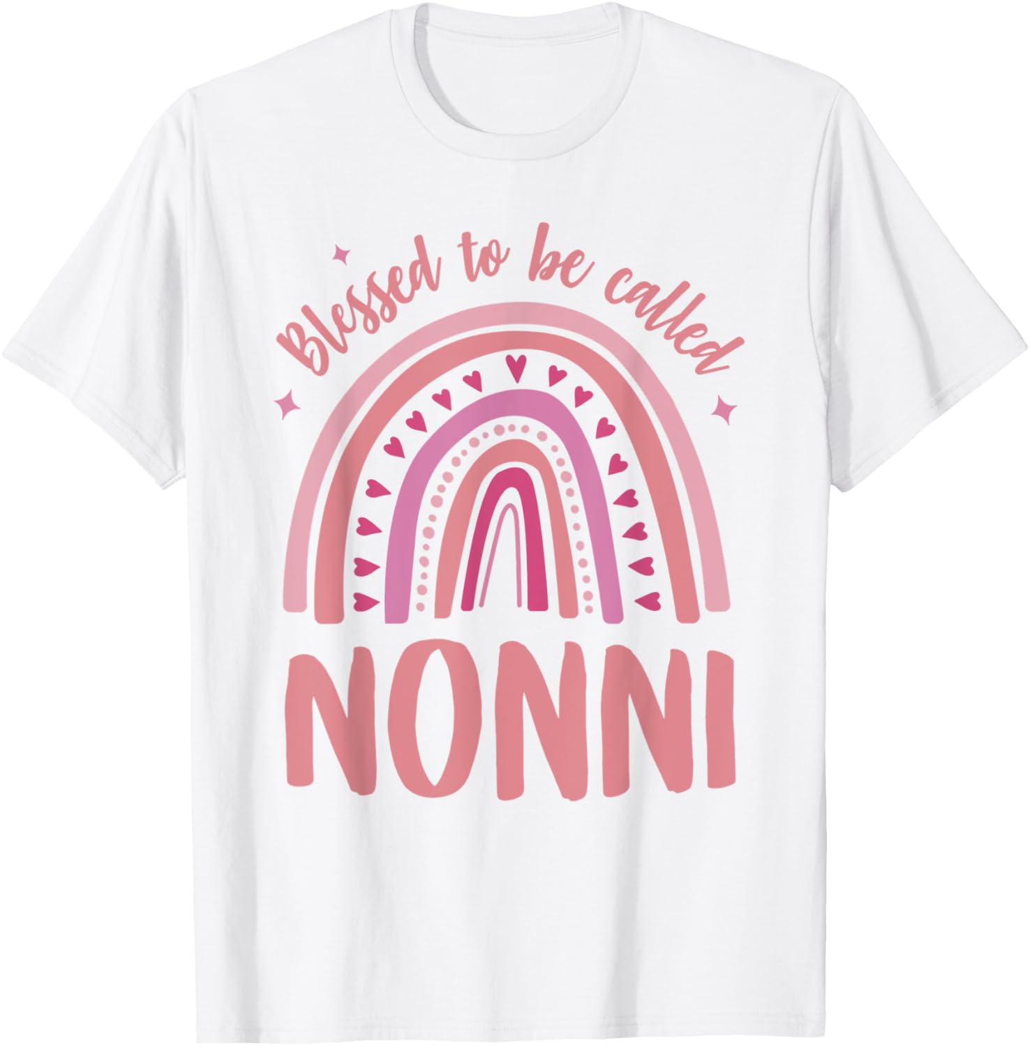 Nonni Grandma Blessed to be called Nonni T-Shirt - T-Shirt | White