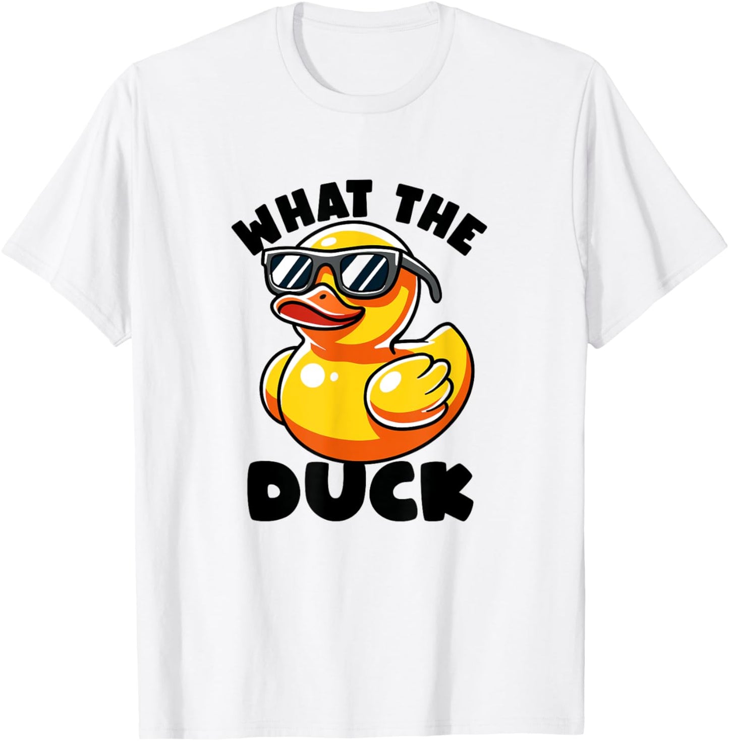 What The Duck Owner I Love Ducks Lover Funny Rubber Duck T-Shirt - T-Shirt | White