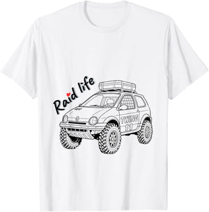 Raid Life Twing 4x4 T-Shirt - T-Shirt | White