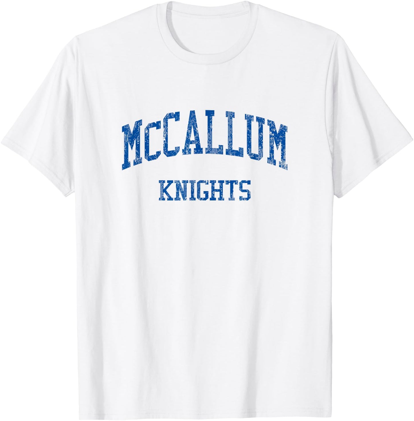 McCallum High School HS Austin TX Vintage Sports T-Shirt - T-Shirt | White