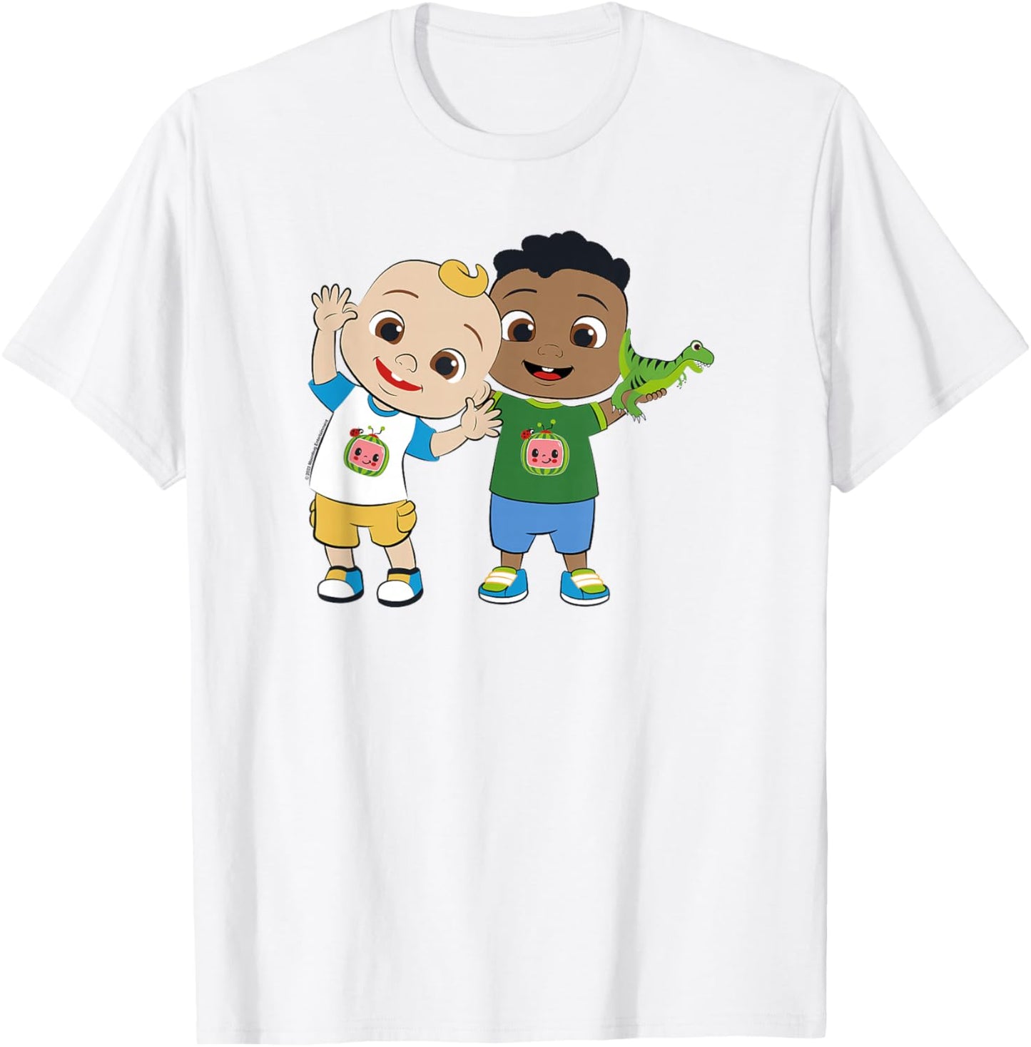 CoComelon Classic Dancing Centered Friends Small T-Shirt - T-Shirt | White