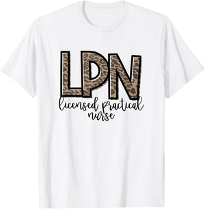 LPN Licensed Practical Nurse Cute Nurse T-Shirt - T-Shirt | White