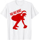 Christmas Football Center HO-HO-HIKE T-Shirt - T-Shirt | White