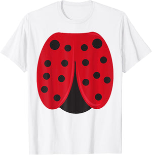 Funny Easy Lazy Halloween Costume PRETEND I'M A LADYBUG T-Shirt - T-Shirt | White