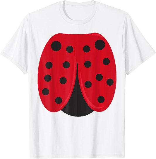 Funny Easy Lazy Halloween Costume PRETEND I'M A LADYBUG T-Shirt - T-Shirt | White