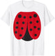 Funny Easy Lazy Halloween Costume PRETEND I'M A LADYBUG T-Shirt - T-Shirt | White