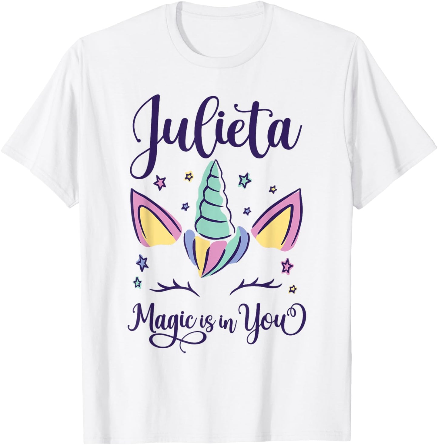 First Name Julieta Personalized I Love Julieta T-Shirt - T-Shirt | White